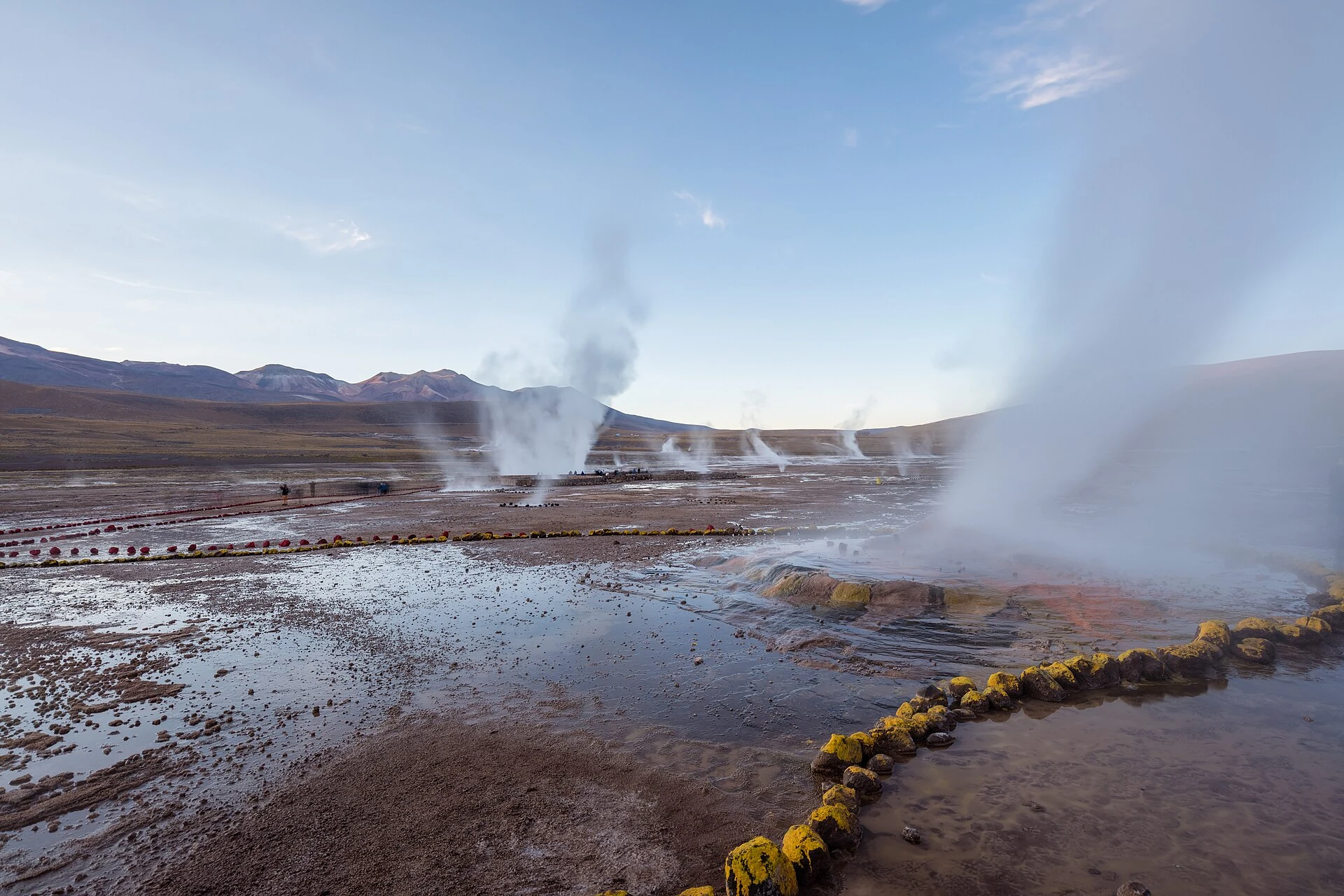 Tatio · caminhar no altiplano